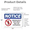 Signmission Exit Sign, Vinyl Decal, 24 in W, 18 in H, Emergency Exit Only Not An Entrance Sign With Symbol OS-2PACK-NS-D-1824-L-11822 - alternate 3